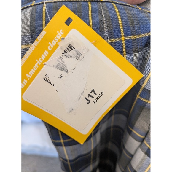 Dennis J17 Junior Plaid Pleated Skirt Union Made USA - Picture 5 of 10